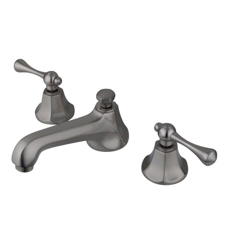 Kingston Brass KS4468BL 8" Widespread Bathroom Faucet, Brushed Nickel KS4468BL